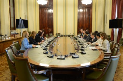 Hoy, en la sede del Ministerio