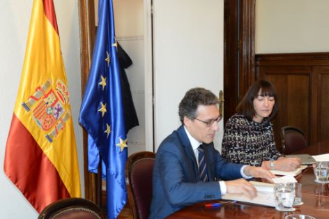 Hoy, en la sede del ministerio