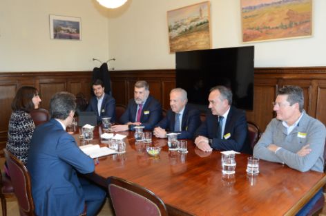 Hoy, en la sede del ministerio