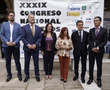 En la inauguración del Congreso Nacional de Riegos en Úbeda (Jaén)