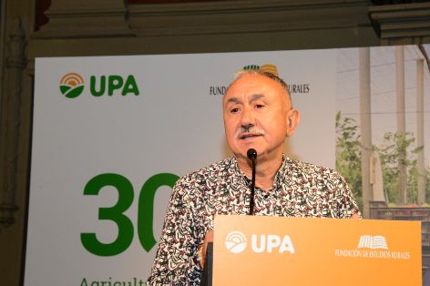 Hoy, en la presentación del Anuario 2023 de la Unión de Pequeños Agricultores y Ganaderos (UPA)