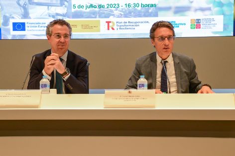 Hoy, en la inauguración de una jornada sobre el estado de la transformación digital del sistema agroalimentario español 