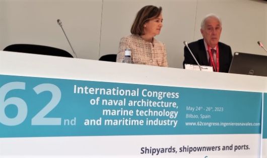 Hoy, en el 62º Congreso Internacional de Ingeniería Naval e Industria Marítima, en Bilbao