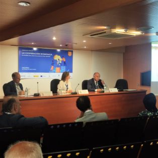 Hoy, en la inauguración de una jornada organizada por ANACEF