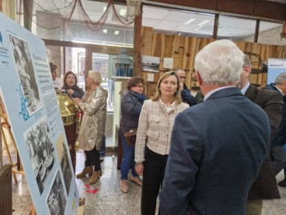 Hoy, en la exposición “Mujeres de Marín, creadoras de tradición pesquera”