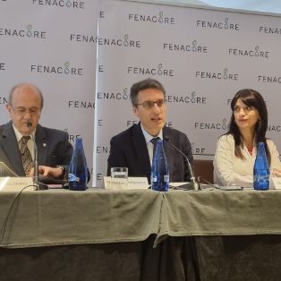 Hoy, en la clausura de la XXI jornada técnica de la Federación Nacional de Comunidades de Regantes (Fenacore) 