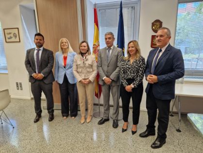 Hoy, en la sede de la Secretaría General de Pesca