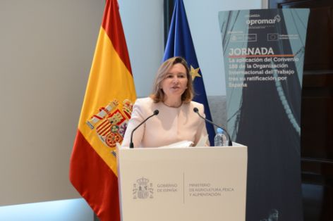 Esta mañana, en la sede del ministerio