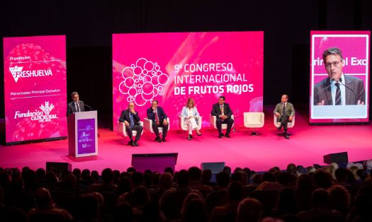Hoy, en el IX Congreso Internacional de Frutos Rojos de Huelva