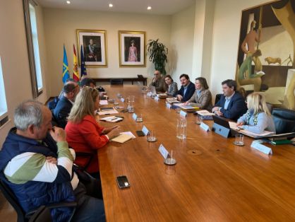 Hoy, en un encuentro con el sector pesquero del Principado de Asturias