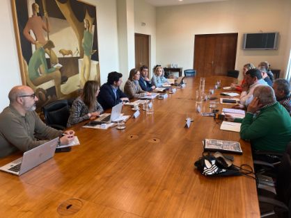 Hoy, en un encuentro con el sector pesquero del Principado de Asturias