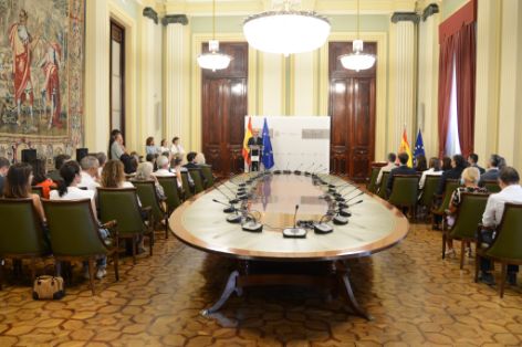 Hoy, en la sede del Ministerio