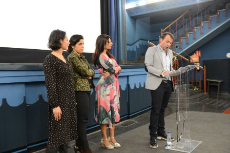 Inauguración oficial en la Filmoteca Española, Cine Doré