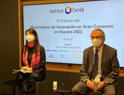 HOY, EN EL ACTO DE PRESENTACIÓN DE LA QUINTA EDICIÓN DEL INFORME DEL OBSERVATORIO DE INNOVACIÓN DEL GRAN CONSUMO EN ESPAÑA