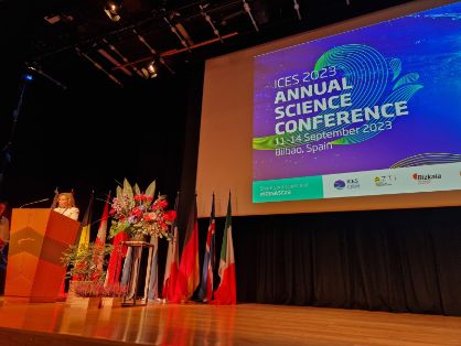 Hoy, en la inauguración del Congreso Anual de Ciencia del Consejo Internacional para la Exploración del Mar (ICES)