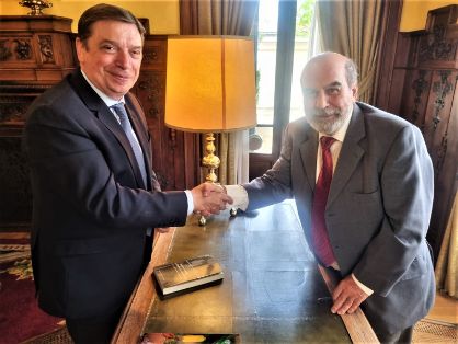 Hoy, en la Embajada de Brasil 