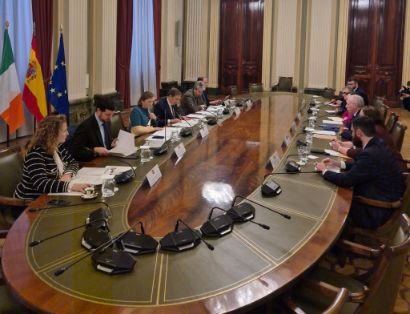 Hoy, en una reunión en Madrid