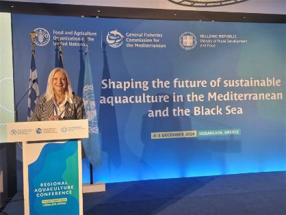 En la Conferencia Regional de Acuicultura celebrada en Grecia