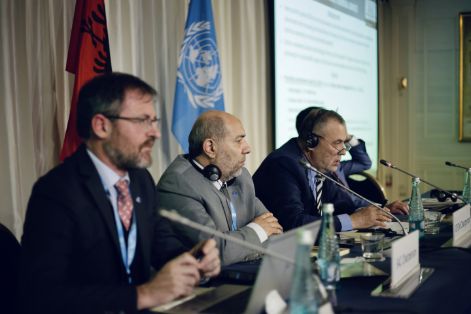 DURANTE LA 45ª SESIÓN ANUAL DE COMISIÓN GENERAL DE PESCA DEL MEDITERRÁNEO EN TIRANA (ALBANIA) 
