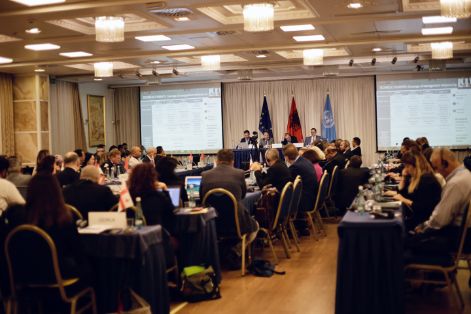 DURANTE LA 45ª SESIÓN ANUAL DE COMISIÓN GENERAL DE PESCA DEL MEDITERRÁNEO EN TIRANA (ALBANIA) 