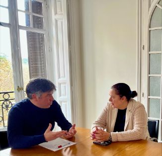 Hoy, en la sede de la REDR 