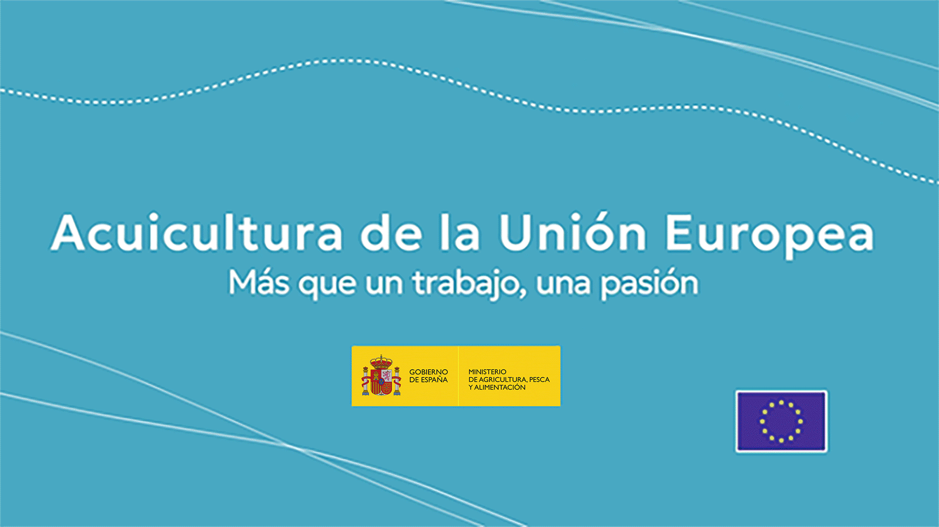 Banner campaña acuicultura de la UE