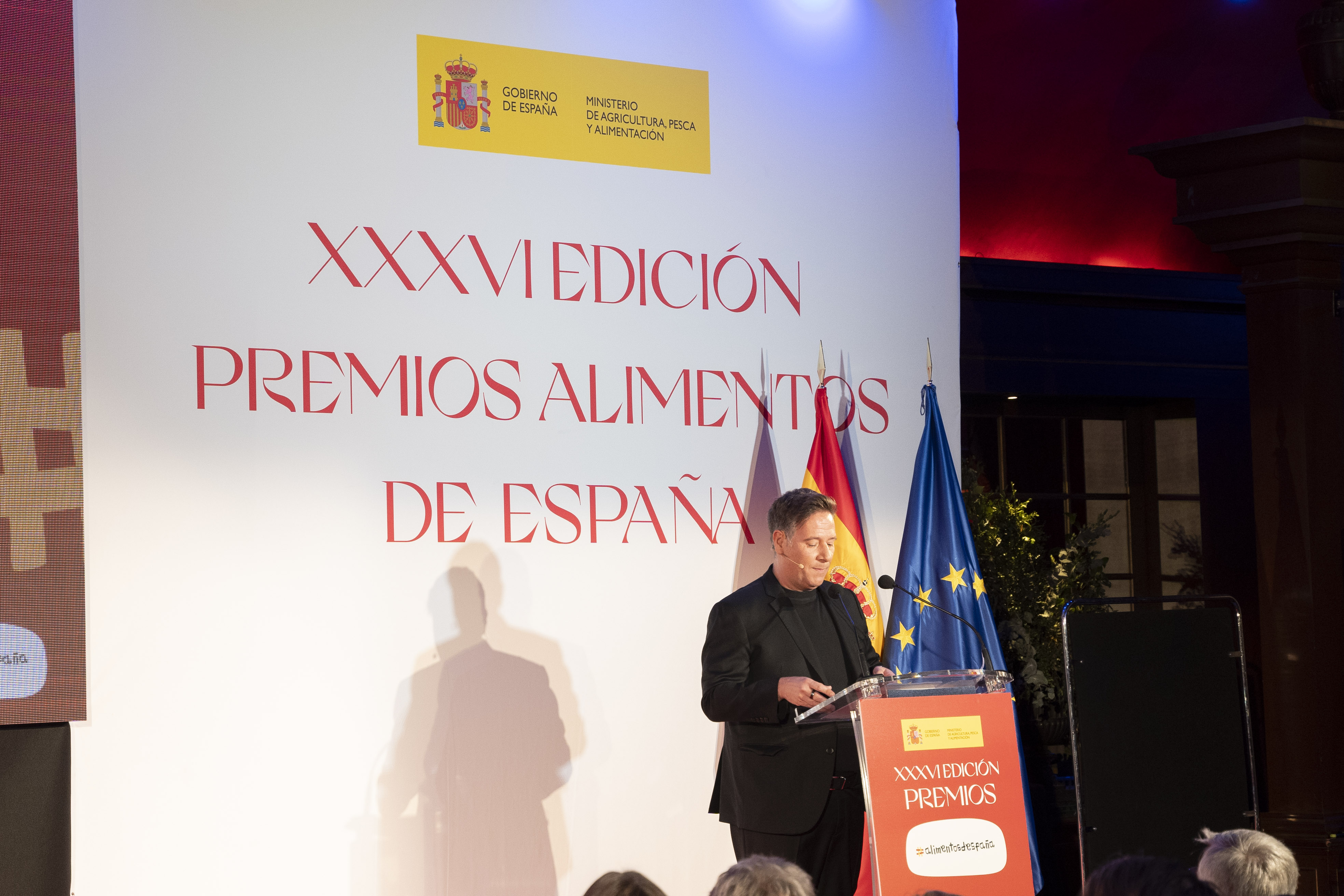 Carlos Latre, presentador de la gala de entrega de los Premios Alimentos de España 2024