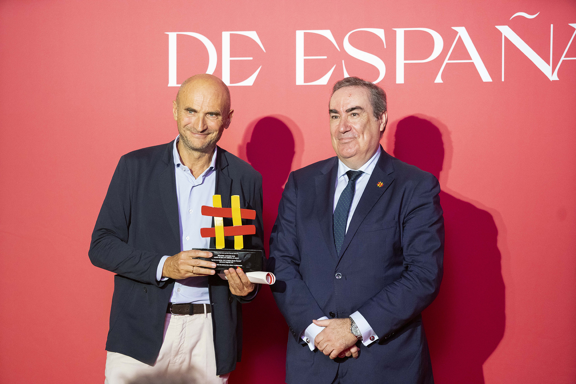 Mejor jamón ibérico, premio ex aequo