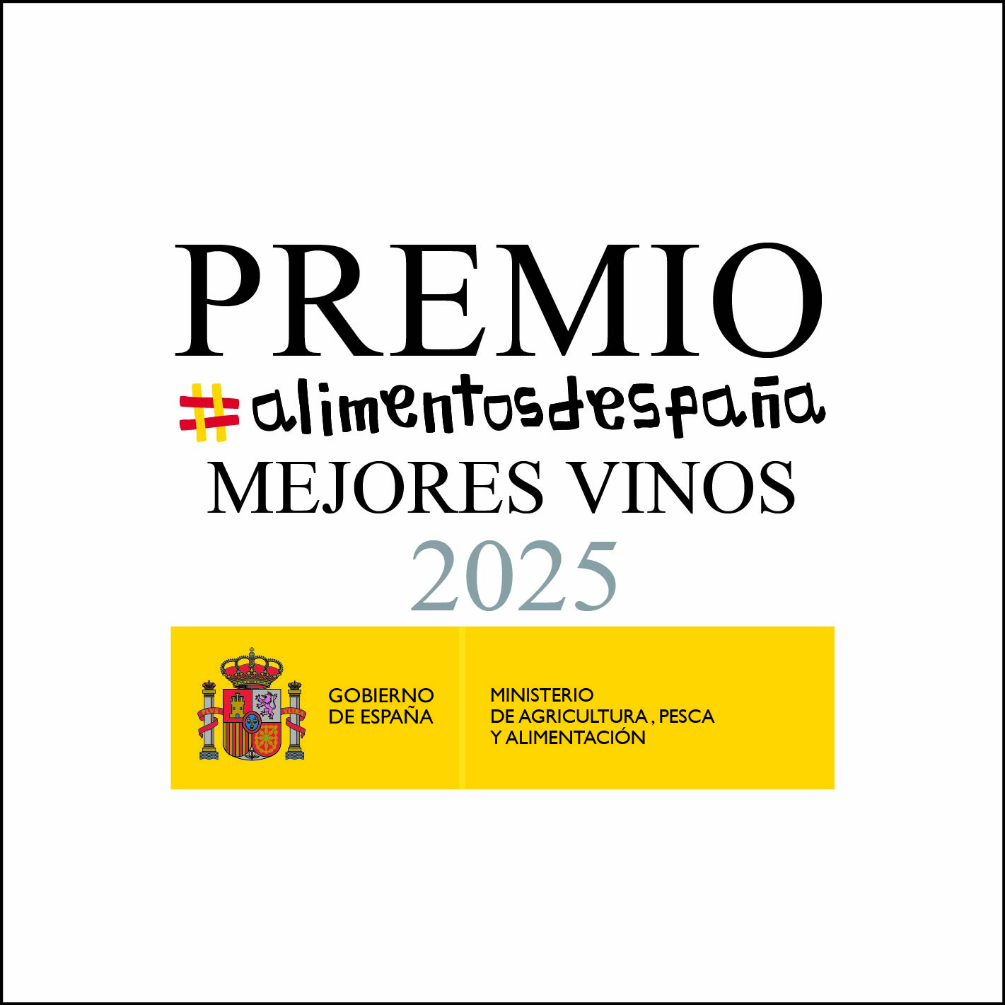 Concesión del Premio Alimentos de España a los Mejores Vinos 2025