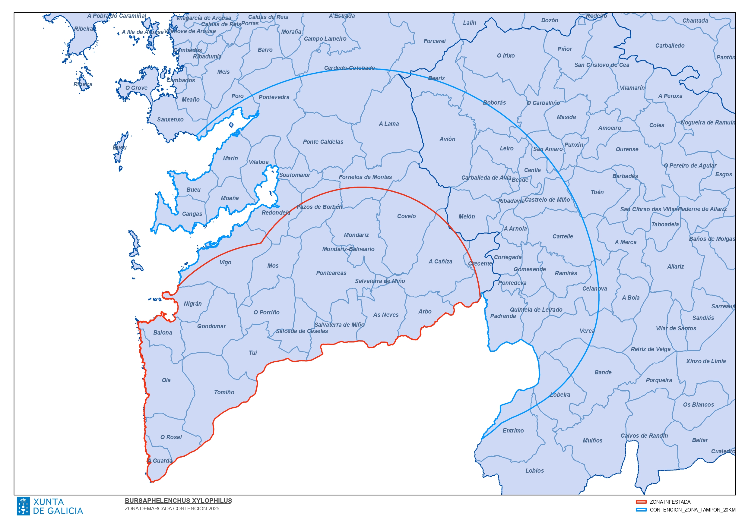 Mapa ZD contención 2025