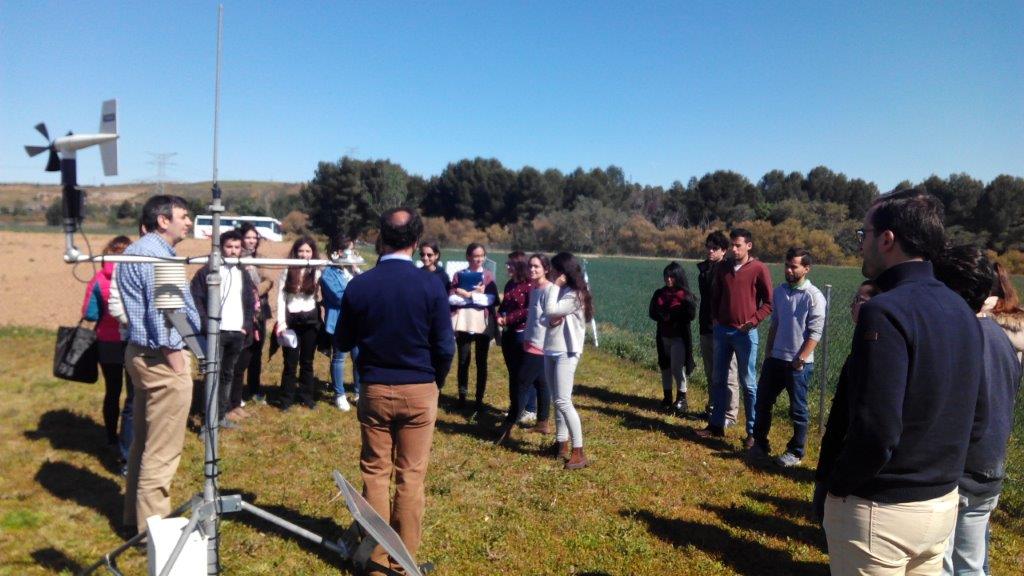 VISITA DE LOS ALUMNOS DEL MÁSTER DE INGENIERÍA AGRONÓMICA DE LA UNIVERSIDAD POLITÉCNICA DE MADRID