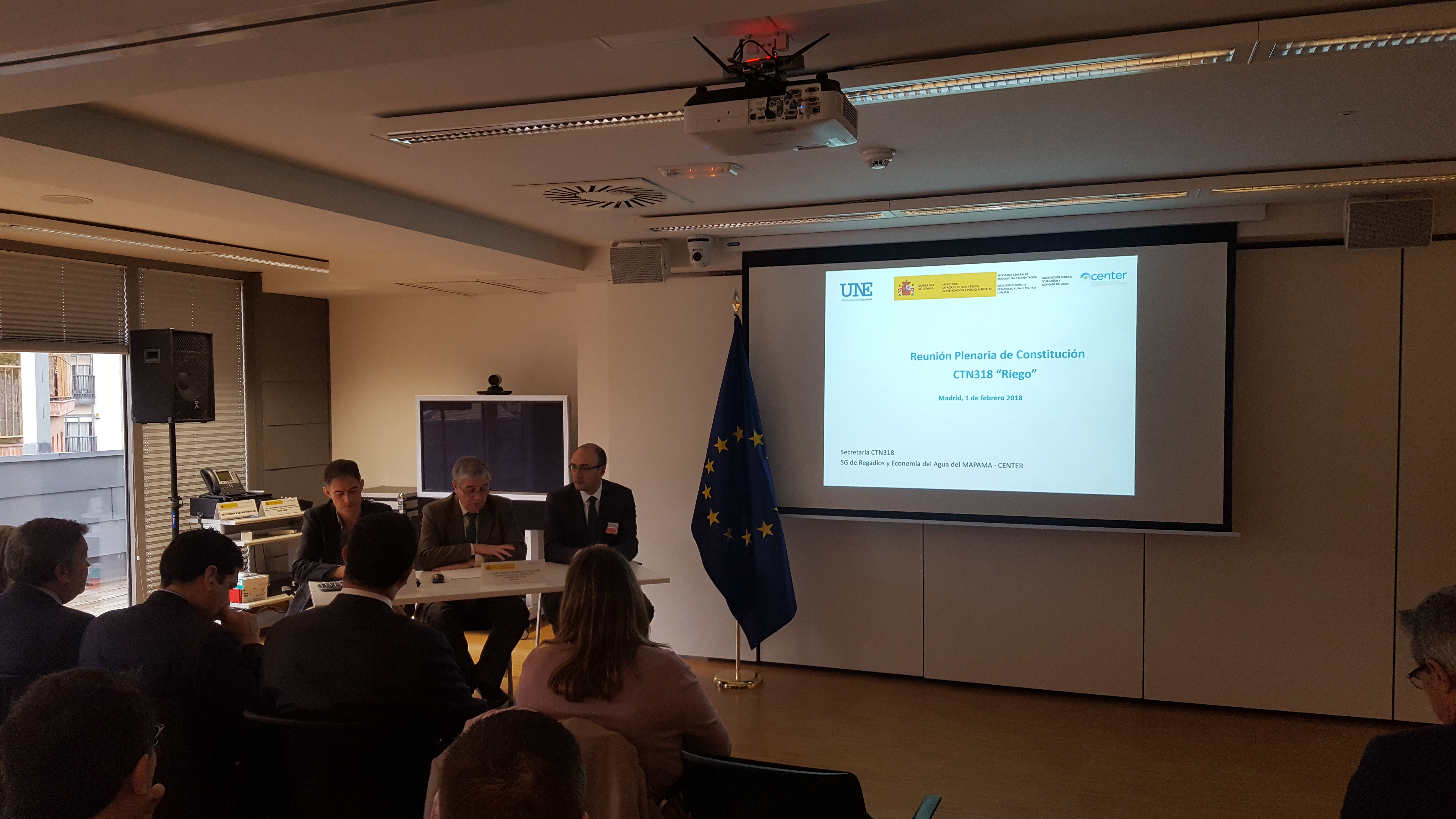 PLENARIO INAUGURAL DEL NUEVO COMITÉ DE RIEGOS CTN 318