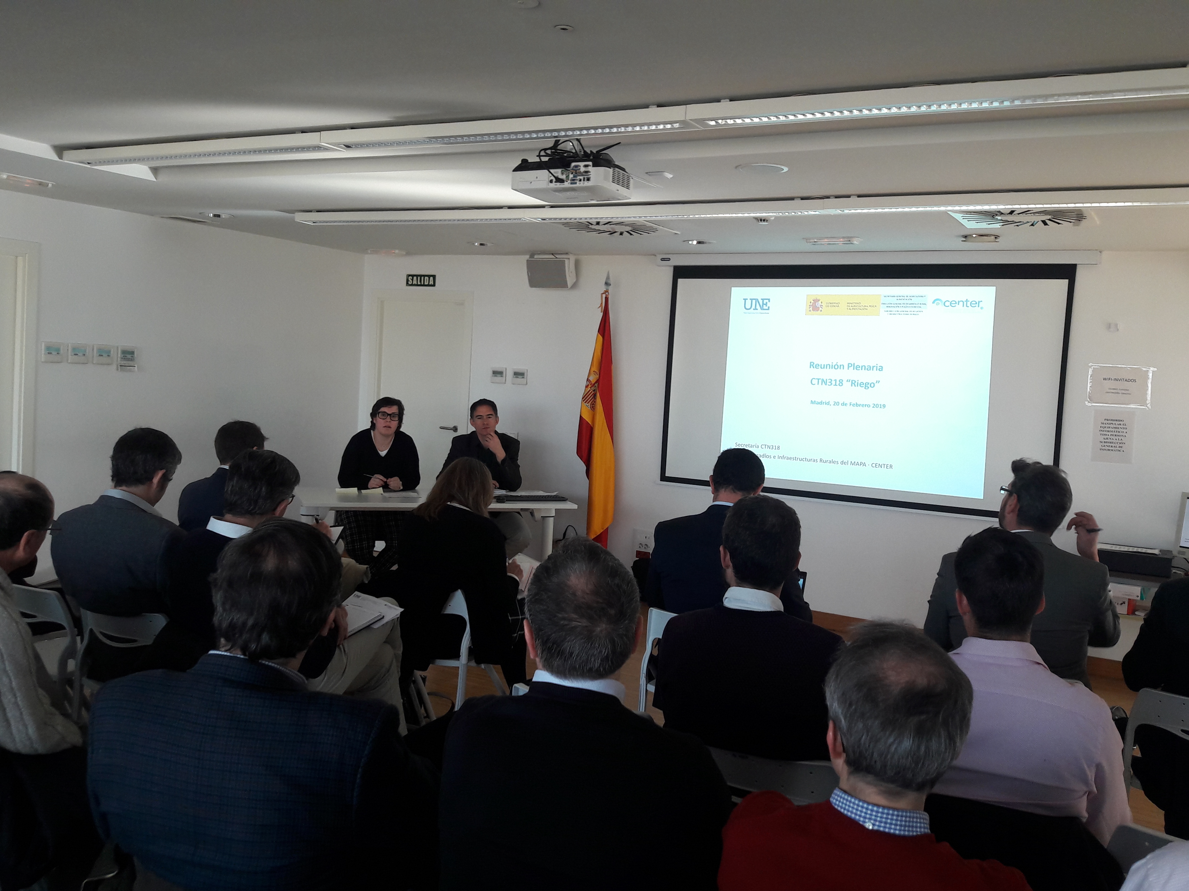 REUNIÓN PLENARIA DEL COMITÉ TÉCNICO DE NORMALIZACIÓN UNE/CTN 318 “RIEGOS”