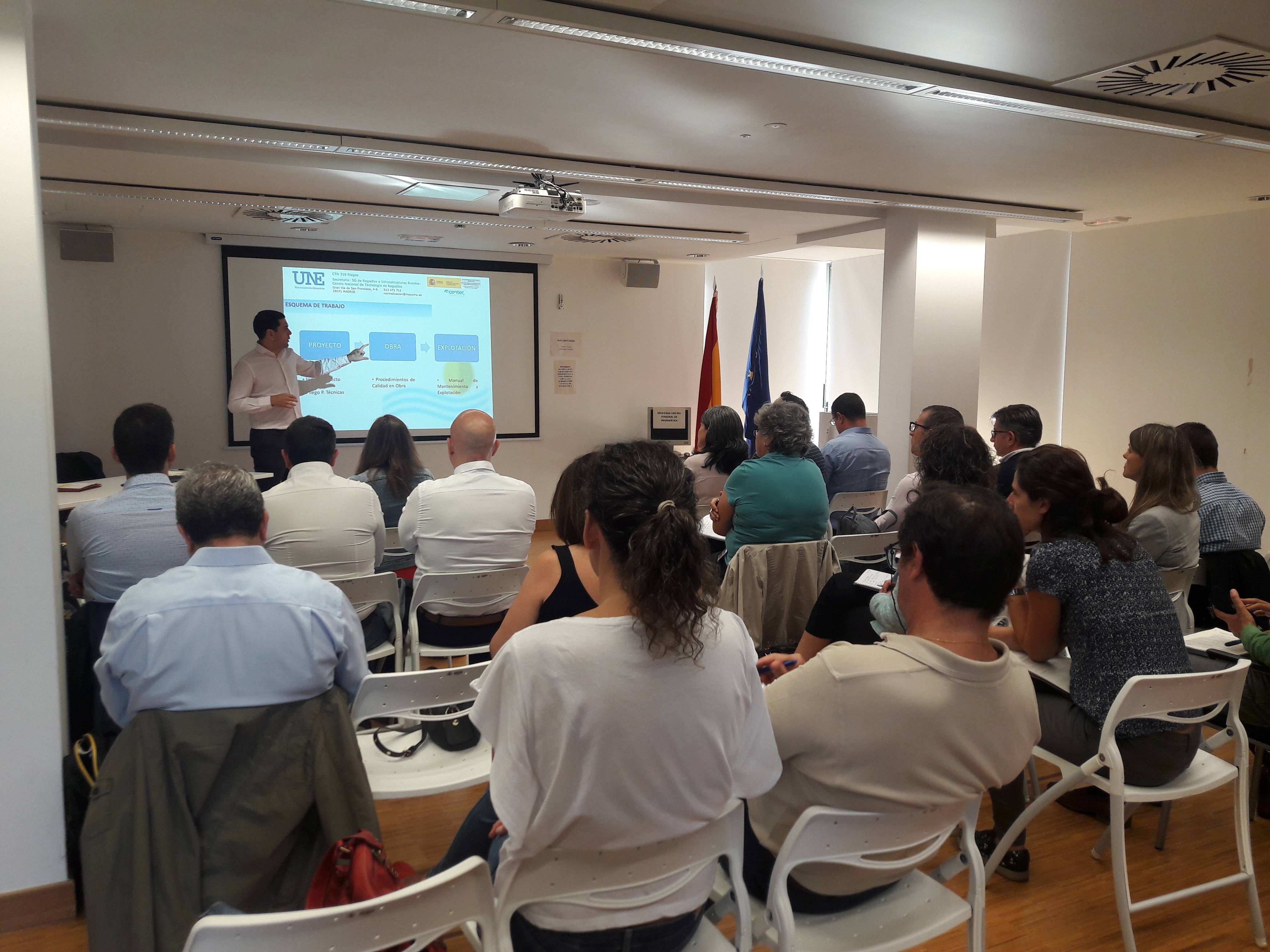 REUNIÓN DEL GRUPO DE TRABAJO 7 DEL CTN 318 “RIEGOS”