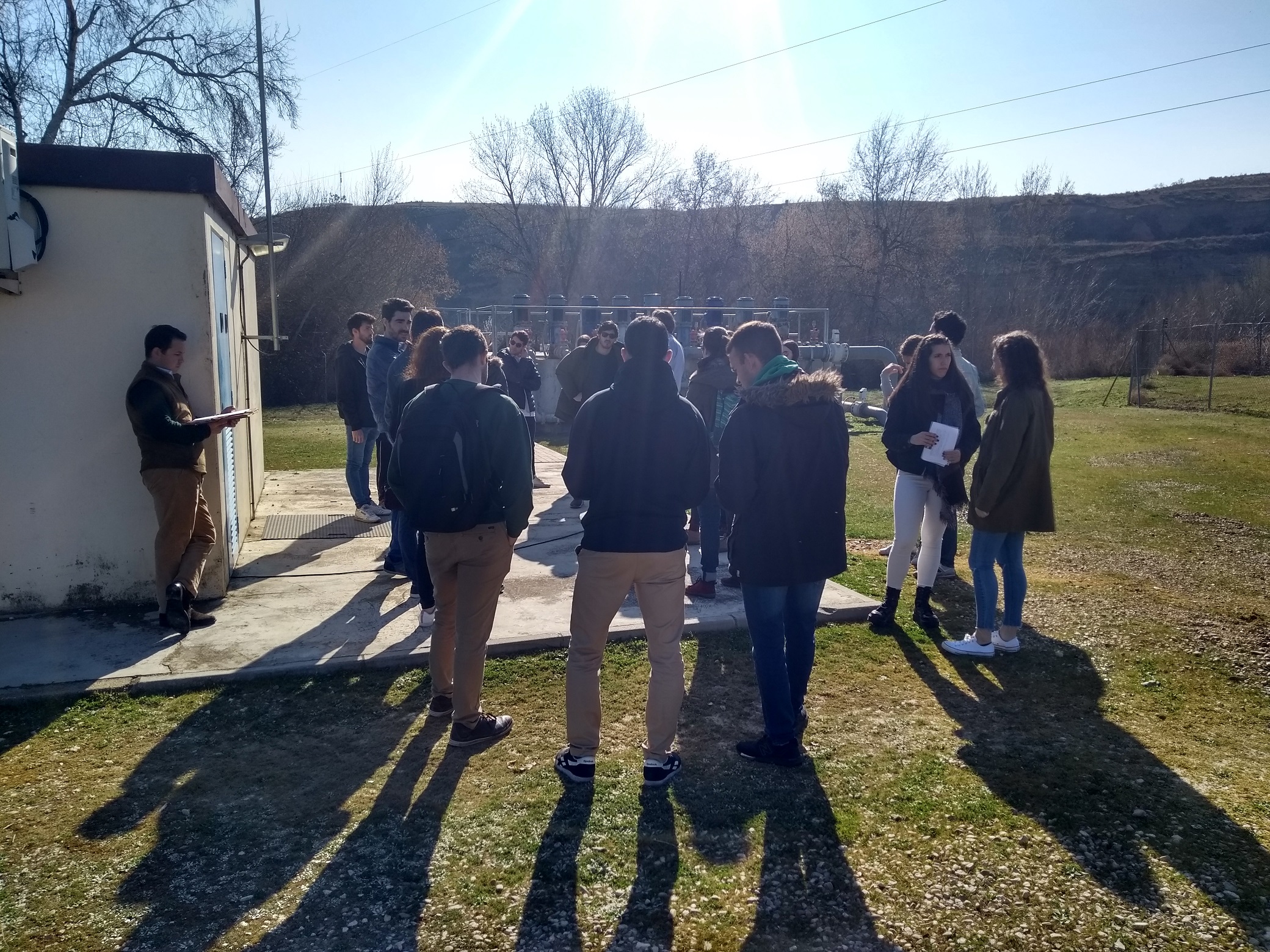 VISITA DE LOS ALUMNOS DEL MASTER EN INGENIERÍA AGRONÓMICA DE LA UPM