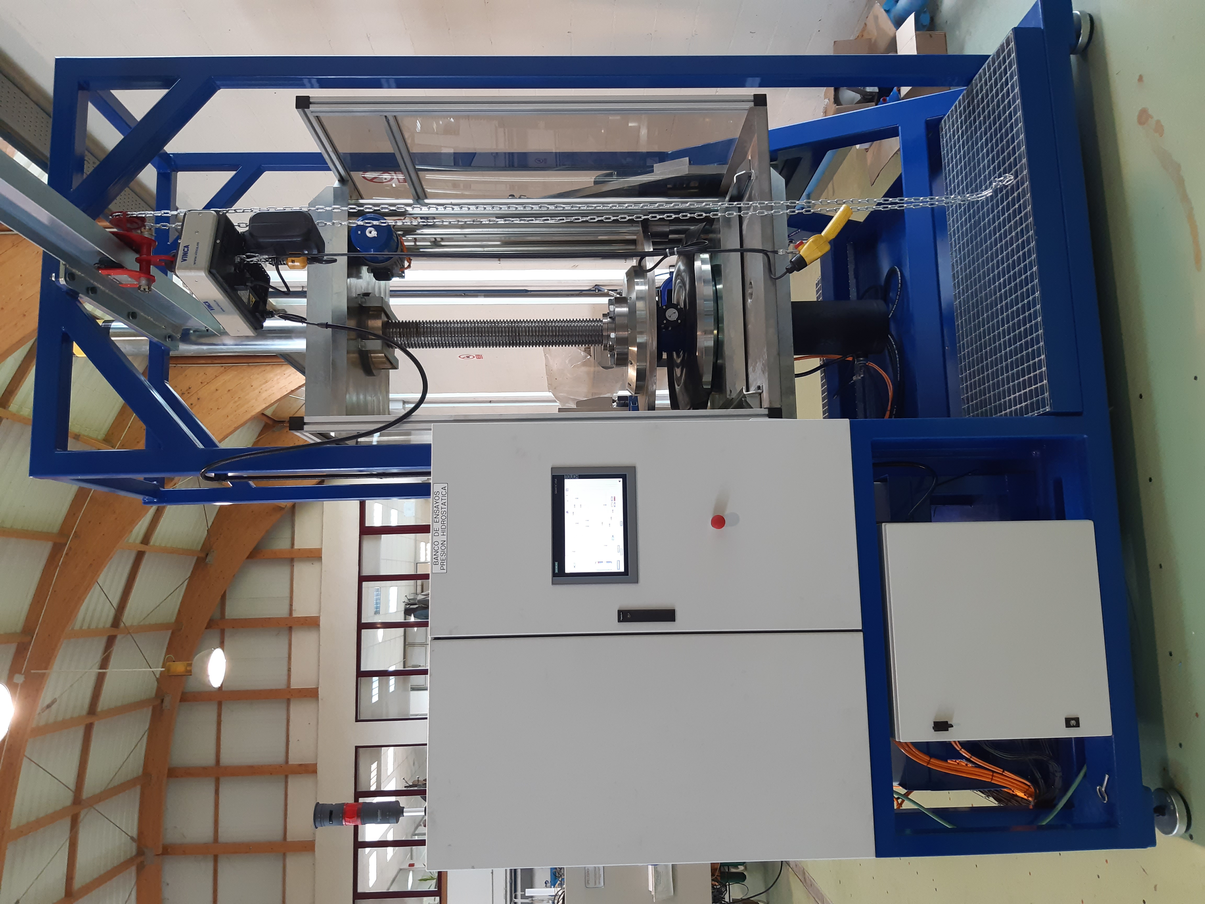NUEVO BANCO DE ENSAYO DE PRESIÓN HIDROSTÁTICA