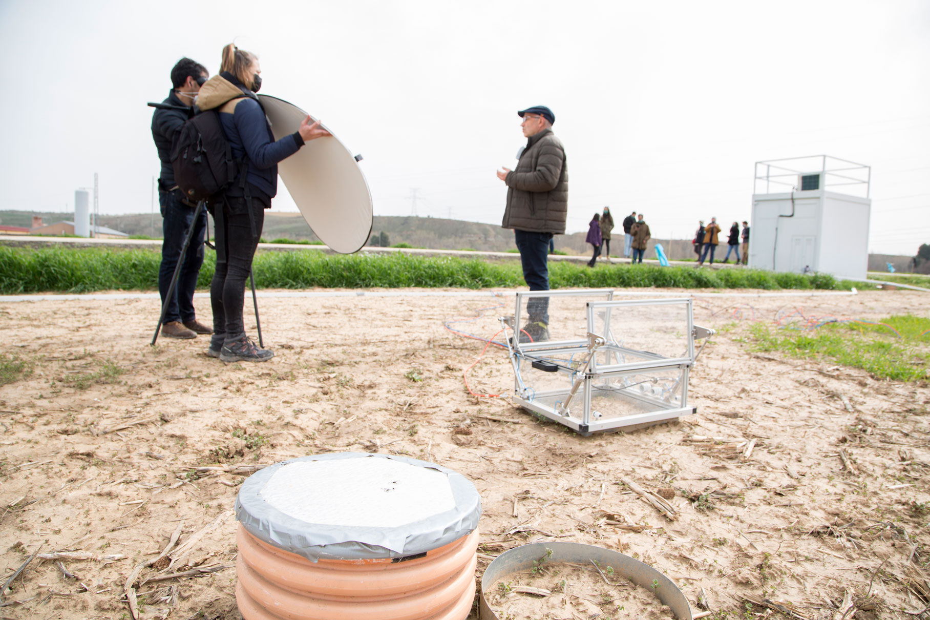 VISITA AL CENTER DE LOS MIEMBROS DEL PROYECTO AGROGREEN-SUDOE