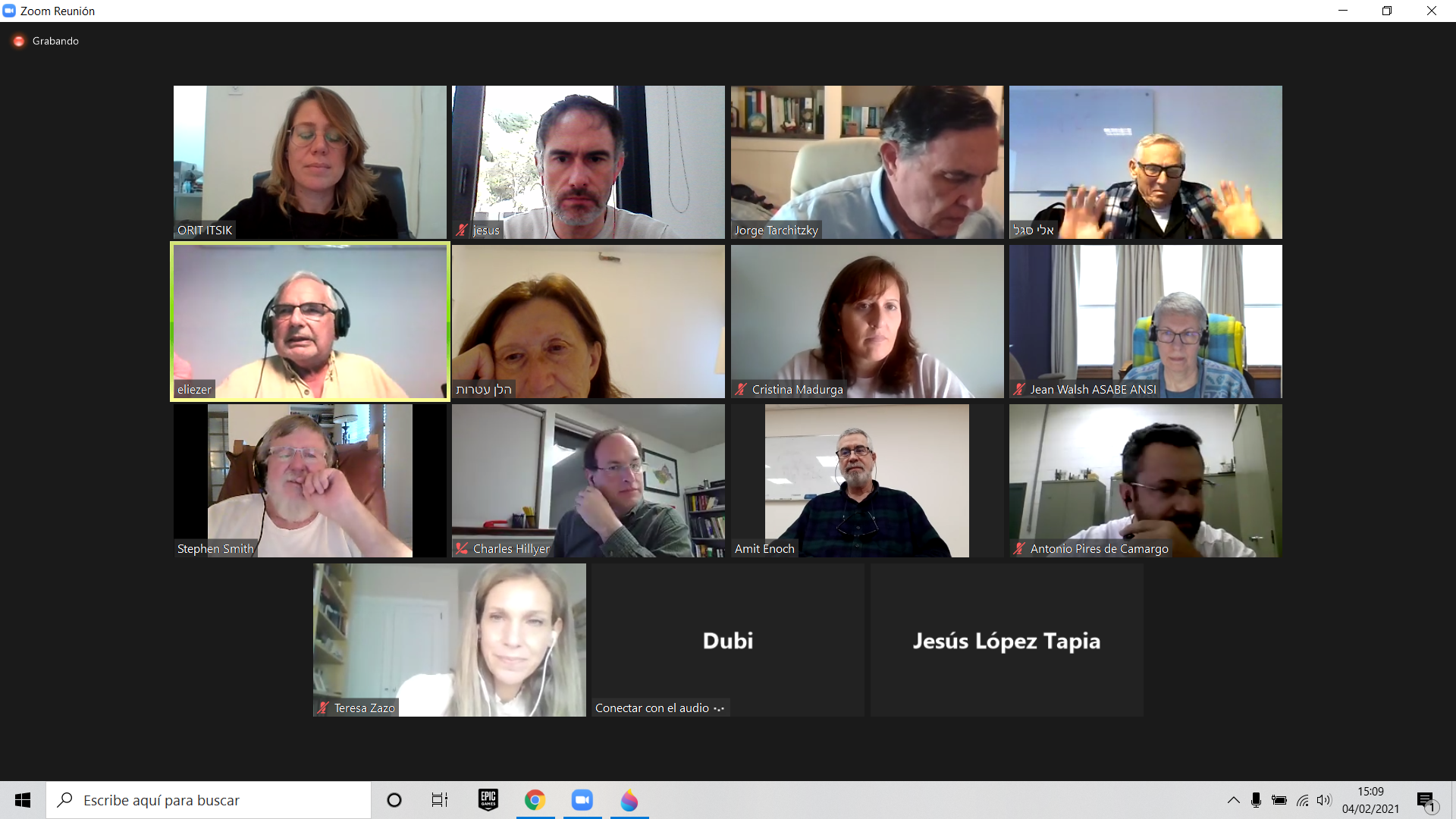 REUNIÓN INTERNACIONAL VÍA TELEMÁTICA DEL GRUPO DE TRABAJO 13 DEL SUBCOMITÉ ISO/TC 23/SC 18/WG 13 