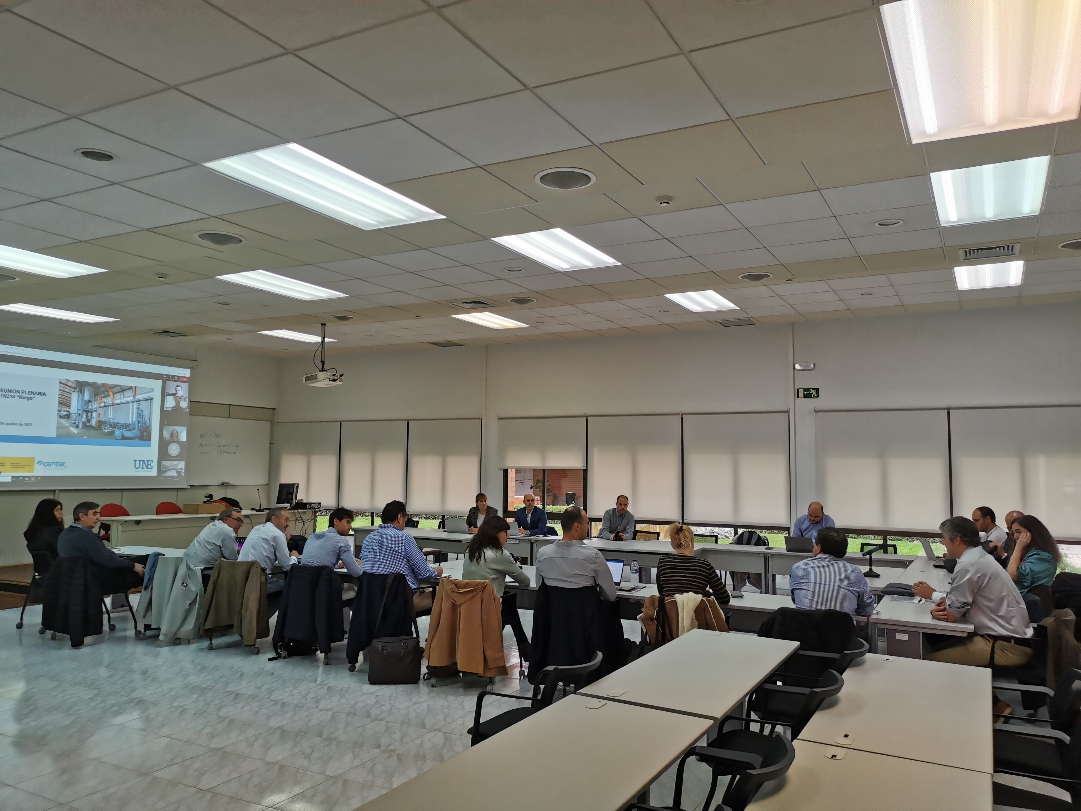 REUNIÓN PLENARIA COMITÉ NORMALIZACIÓN UNE/CTN 318 “RIEGOS” EN EL CENTER