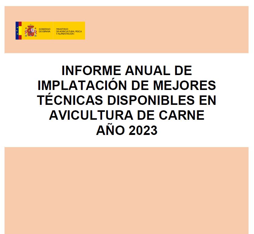 Portada informe MTDs aves carne 2023