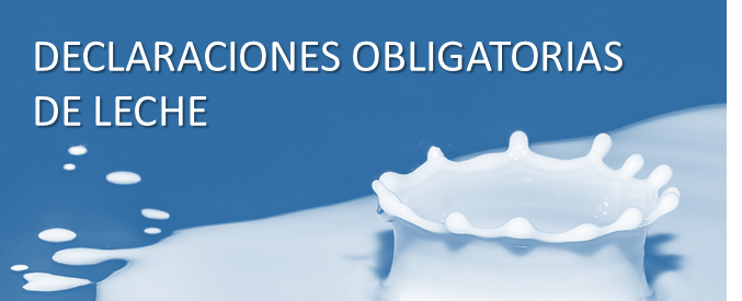 Declaraciones obligatorias de leche:ovino y caprino