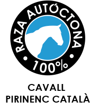 Logotipo "raza autóctona" Cavall Pirinenc Catalá