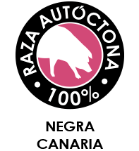 Logotipo "raza autóctona" Negra Canaria