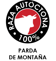 Logotipo "raza autóctona" Parda de Montaña
