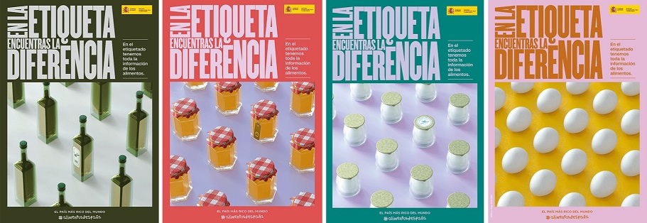 Composición campaña En la etiqueta la diferencia