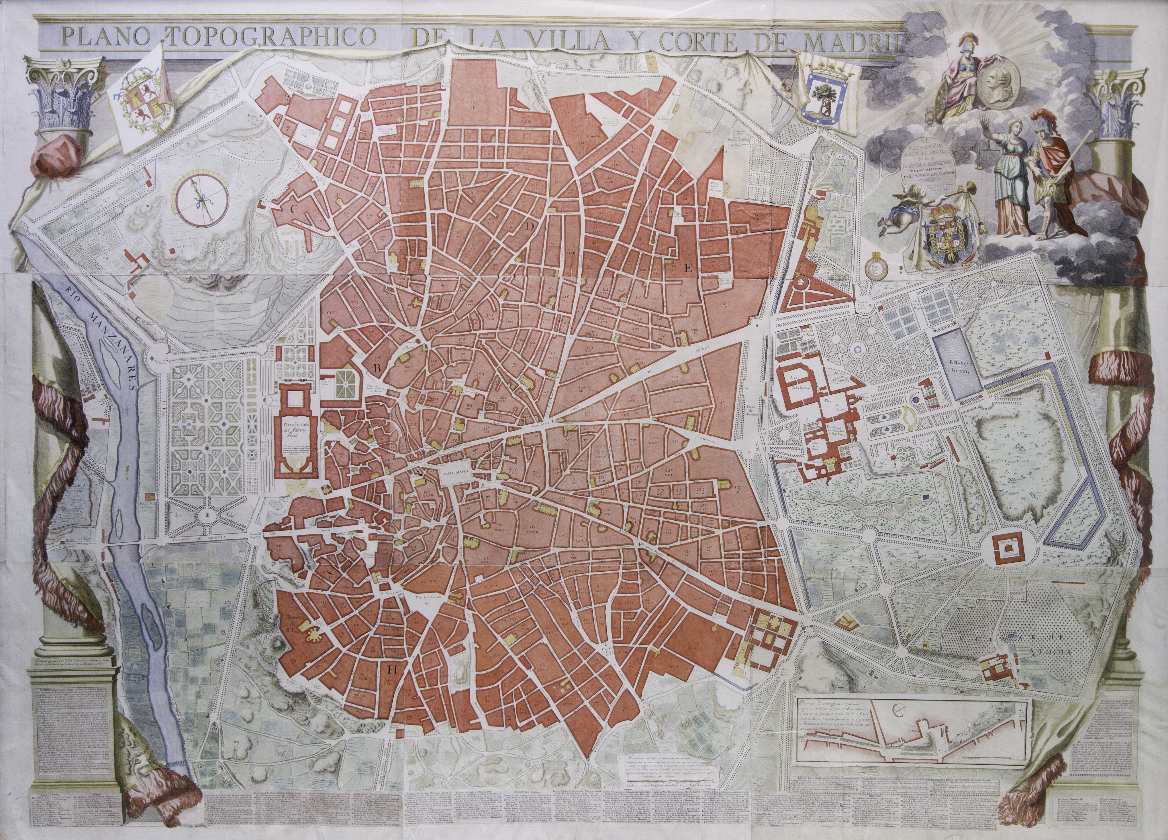 foto plano palacio de fomento. Museo Arqueológico. Madrid