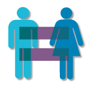 Logo sección "igualdad de género"