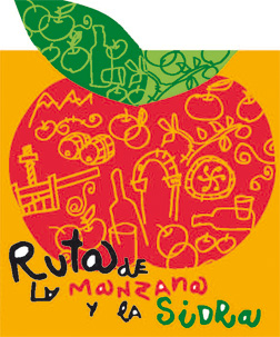 Logotipo de la Ruta de la Manzana y la Sidra (Asturias)