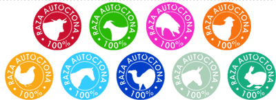 Otros logos Raza Autóctona 100%